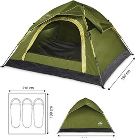 Resim Where Tomorrow Wurf Yeşi̇l Otomatik Kamp Çadırı 