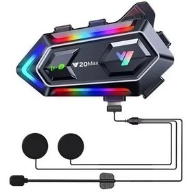 Resim Uslucan Alışveriş Y20 Max Kablosuz Motosiklet Kask Intercom 