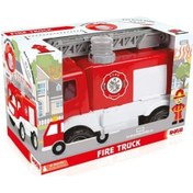 Resim Nessiworld 7022 İtfaiye Kamyonu Penceli Kutuda 38 Cm Çok Renkli 