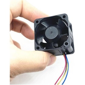 Resim 40x40x28MM sunucu soğutma fanı 12V 0.5A ile 4pin 