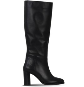 Resim Bueno Shoes Siyah Deri Kadın Topuklu Çizme 39wc2966 