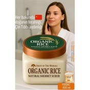 Resim tetikteknoloji BFS Profesyonel Organik Pirinç Doğal Peeling - Tüm Vücut Scrub 600 ml 