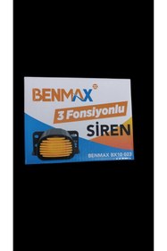 Resim Akyol BENMAX 3 Fonksiyonlu Siren Lamba 
