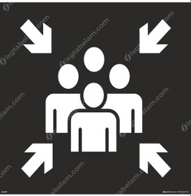 Resim Acil Toplanma Yeri Boyama Şablonu 