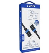 Resim Link Sunix Sc-29 Type -c To Type-c Şarj Ve Data Kablosu 20 W Hızlı Şarj 