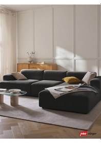 Resim Mode Sofesta Sağ Köşe Koltuk Takımı 3 Modül 27 Koyu Antrasit 