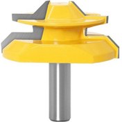 Resim Sones Ahşap İşleme Gravür Makinesi Freze Kesici 45 Derece Derz Bıçağı, Model: 1/2x2-3/4mm 