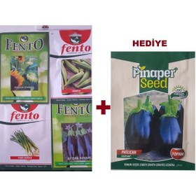 Resim Bamya TohYeşil Soğan TohÇerez Çekirdek TohAydın S Patlıca 