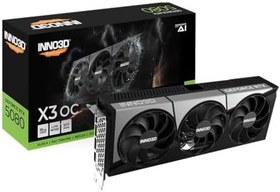 Resim Inno3D Nvidia GeForce RTX5080 x3 OC 16GB 256Bit GDDR7 Reflex 2 Ekran Kartı N50803-16D7X-17603930 