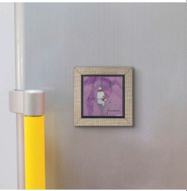 Resim Fransa Görseli Baskılı Mdf Magnet 7x7 107 
