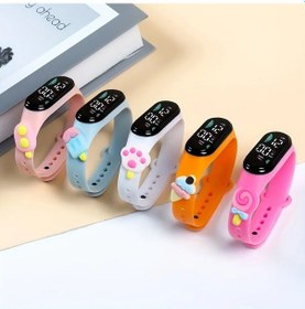 Resim Sunshine022 5 Adet Şeker Serisi Çocuk Led Dijital Kol Saati Sky Blue Rose Red White Pink Orange Diğer 