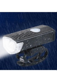 Resim Forte Gt 300 Lümen Bisiklet Ön Farı Xbyc 6131 Usb Şarjlı Siyah 