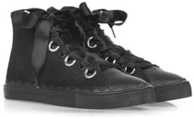 Resim Siyah Renk Gerçek Deri Kadın Ayakkabı Siyah 