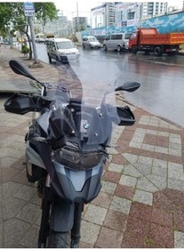 Resim Zeus Motor 2018-2024 Bmw F 750 Gs Uyumlu Uzun Ön Cam Açık Füme 