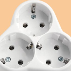 Resim Nzb Golyat 3'lü Grup Priz Fiş Priz Topraklı Çoklu Çoğaltıcı Kablosuz Üçgen 