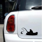 Resim Reysa Tasarım Balıkçı Balık Avcıları Kırmızı 17X17 cm 