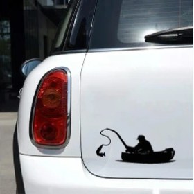 Resim Reysa Tasarım Balıkçı Balık Avcıları Kırmızı 17X17 cm 