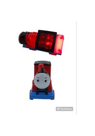 Resim Thomas Tren Sesli Müzikli Işıklı Sürtmeli Thomas Tren 12x8cm Kır 