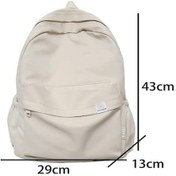 Resim Bloomnest Jewab Adaçayı Yeşili Kawaii Okul Çantası, Genç Kızlar İçin Sevimli Estetik Sırt Çantası D-330 Çok renkli Çok Renkli 