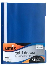 Resim 50 Li 1 Paket Telli Ofis Büro Dosyası Çok Renkli 
