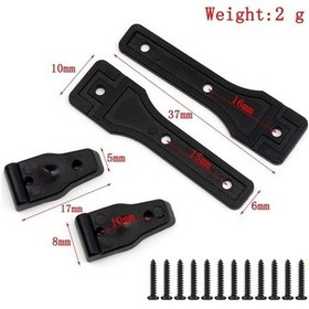 Resim Didadodo Axıal Scx10 Iıı Axı03007 1/10 Rc Tırmanma Araçları İçin Dayanıklı Abs Plastik Kapı Menteşe Takımı, Kapsamlı Montaj Kit 