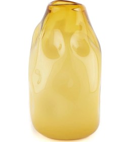 Resim Mikasa Moor Oranj Buzlu Degrade Cam Vazo 19x31cm 