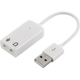 Resim Genel Markalar USB Ses Karti 7.1 Virtual Uyumlu 3D Harici Ses Karti 