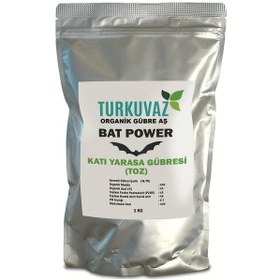 Resim 1 KG. Turkuvaz Organik Toz Yarasa Gübresi (Yüksek Fosfor) 