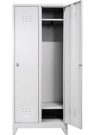Resim Soyunma Dolabı Std 2'li 790x400x1850 Mm Gri 