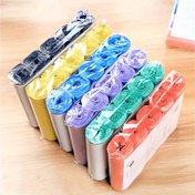 Resim 10 Rulo (Her Birinde 100 Adet) Tek Kullanımlık Plastik Çöp Torbaları - Ev, Mutfak, Ofis, Restoran, Dış Mekan Kullanımı İçin Çok Amaçlı - Canlı Renkler (Siyah, Sarı, Mavi, Mor, Yeşil, Kırmızı) - Halloween & Noel Hediye Fikri, Mutfak Atığı İmhası, Çok Yönlü Temizlik Çözümü, Kolay Saklama Ambalajı 