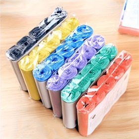 Resim 10 Rulo (Her Birinde 100 Adet) Tek Kullanımlık Plastik Çöp Torbaları - Ev, Mutfak, Ofis, Restoran, Dış Mekan Kullanımı İçin Çok Amaçlı - Canlı Renkler (Siyah, Sarı, Mavi, Mor, Yeşil, Kırmızı) - Halloween & Noel Hediye Fikri, Mutfak Atığı İmhası, Çok Yönlü Temizlik Çözümü, Kolay Saklama Ambalajı 