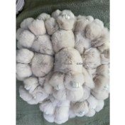 Resim Silver1 Gıoıo Yeni Yay Süsleri Tavşan Peluş Bebek Çekicilik Araba Anahtarlık Kolye (Yurt Dışından) 