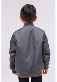 Resim Benitto Kids Erkek Çocuk Mevsimlik Yağmurluk Ceket 51294-gri Gri 
