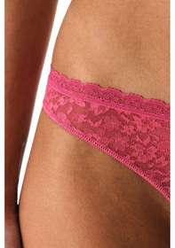Resim Penti Fuşya Easy Lace Dantel V Model Brazilian Külot Carmıne 