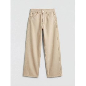Resim LC Waikiki Lcw Kids Bej Wideleg Kız Çocuk Pantolon 