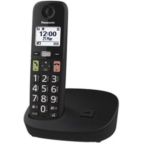 Resim Panasonıc Kx-tgu110 Kablosuz Lcd Ekranlı Telefon Siyah 