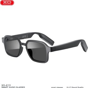 Resim Xo E13 Bluetooth Akıllı Ses Gözlüğü - Smart Audio Glasses - Dahili Hoparlör Dokunmatik Kontrol 