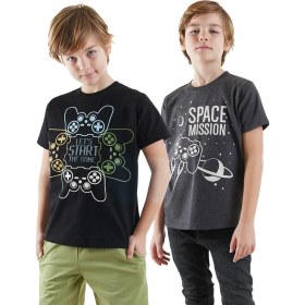 Resim Start Game Erkek Çocuk 2'li Paket T-shirt 