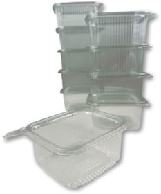 Resim 1000 Adetplastik sızdırmaz kap 500 gr cc kullan at tek kullanımlık plastik kapaklı kase 