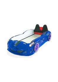 Resim Arabalı Yatak Jaguar Bazalı Arabalı Yatak Mavi Setay Genç Odası Mavi 