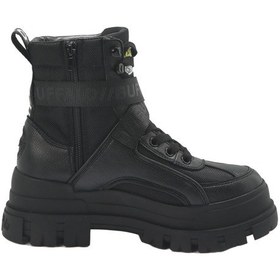 Resim Oxford Klasik Kadın 1622077 Buffalo Aspha Com1 - Vegan Nappa/nylon - Black Siyah 