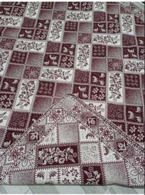 Resim Savan Dokuma Halı Örtüsü 6m² 200 300cm Kale Bordo1 Bordo 