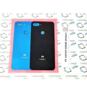 Resim Xiaomi Mi 8 Lite Arka Kapak Batarya Pil Kapağı (Cam). 