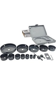 Resim Fixonic B.h.d BHD00265 Buat (Panç) Açma Seti 16 Parça (19-22-29-32-38-44-51-64-76-89-102-127MM) 