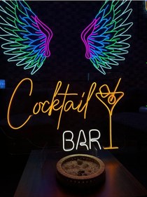 Resim Twins Led Cocktail Bar Yazılı Ve Şekilli Neon Tabela Gün Işığı Model:model:39253366 Gün Işığı 