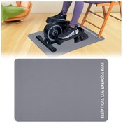 Resim Elipse Bacak Egzersizi İçin Slip Olmayan Egzersiz Mat, Elipse Makine Mat, Masa Altında Egzersiz Matları Eliptikler 