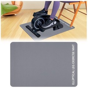Resim Elipse Bacak Egzersizi İçin Slip Olmayan Egzersiz Mat, Elipse Makine Mat, Masa Altında Egzersiz Matları Eliptikler 