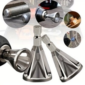 Resim 1 adet Metal Pahl kırma aleti, Harici, Elektriksiz, Taşlama Açısı Kesme, Çeşitli Ayna Elektrikli Delme Aletleri için 