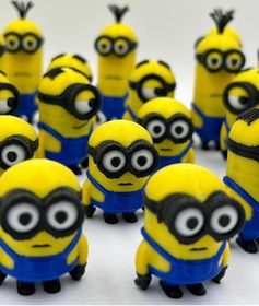 Resim 18 Li Minions 3d Baskı Figür Seti Çocuklar Ve Koleksiyoncular Için Minions 