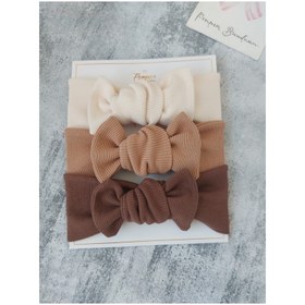 Resim pempem bandana Kız Bebek 3lu Ribana Bandana 